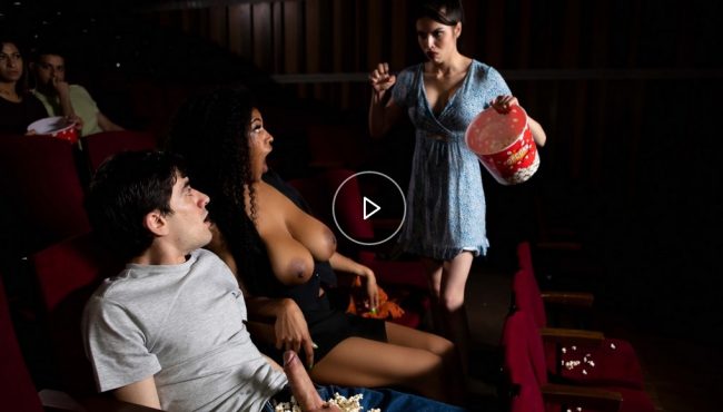 This is the poster image for Flicks Anal Fucks and Popcorn Cumshots Tina Fire & Jordi El Nino Polla Brazzers Exxtra video